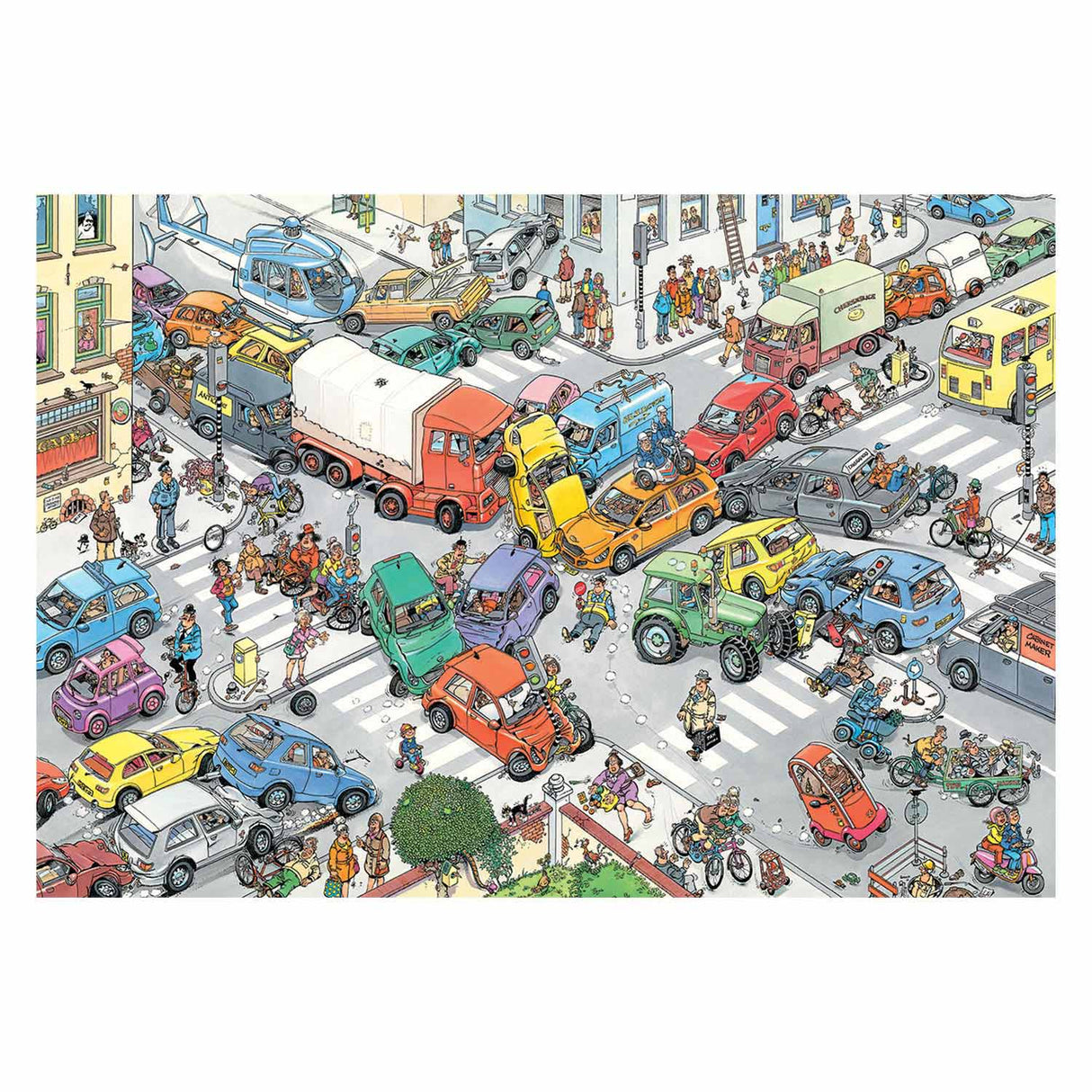 Puzzle Jan van Haasteren - Chaos de la circulation, 3000 pcs.