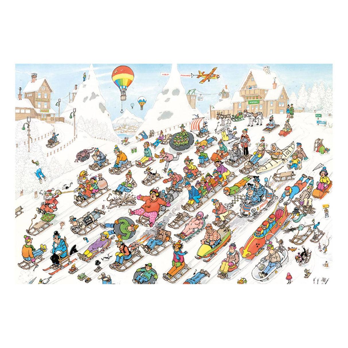 Jumbo Jan van Haasteren - d'en bas !, 2000 pcs.