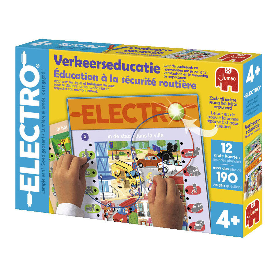 Jeu éducatif géant sur la circulation électrique