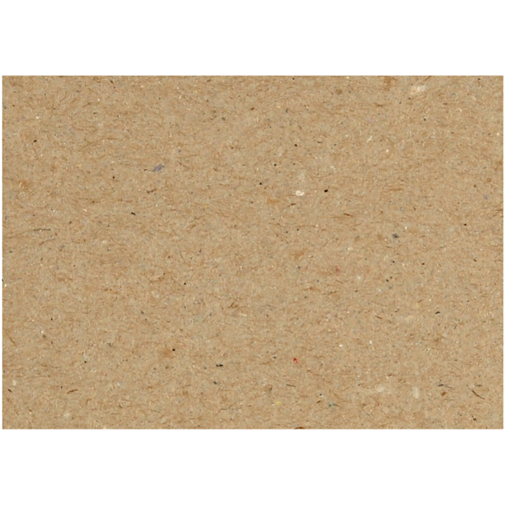 Creativ company carton recyclé, a5, feuille 148x210 mm, 225 gr, gris marron, 125 feuilles 1 boîte