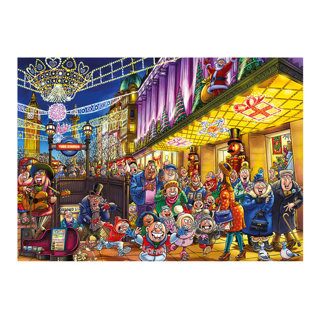 Puzzle Jumbo Wasgij Christmas 20 Les fantômes de Noël, 2x1000 pièces.