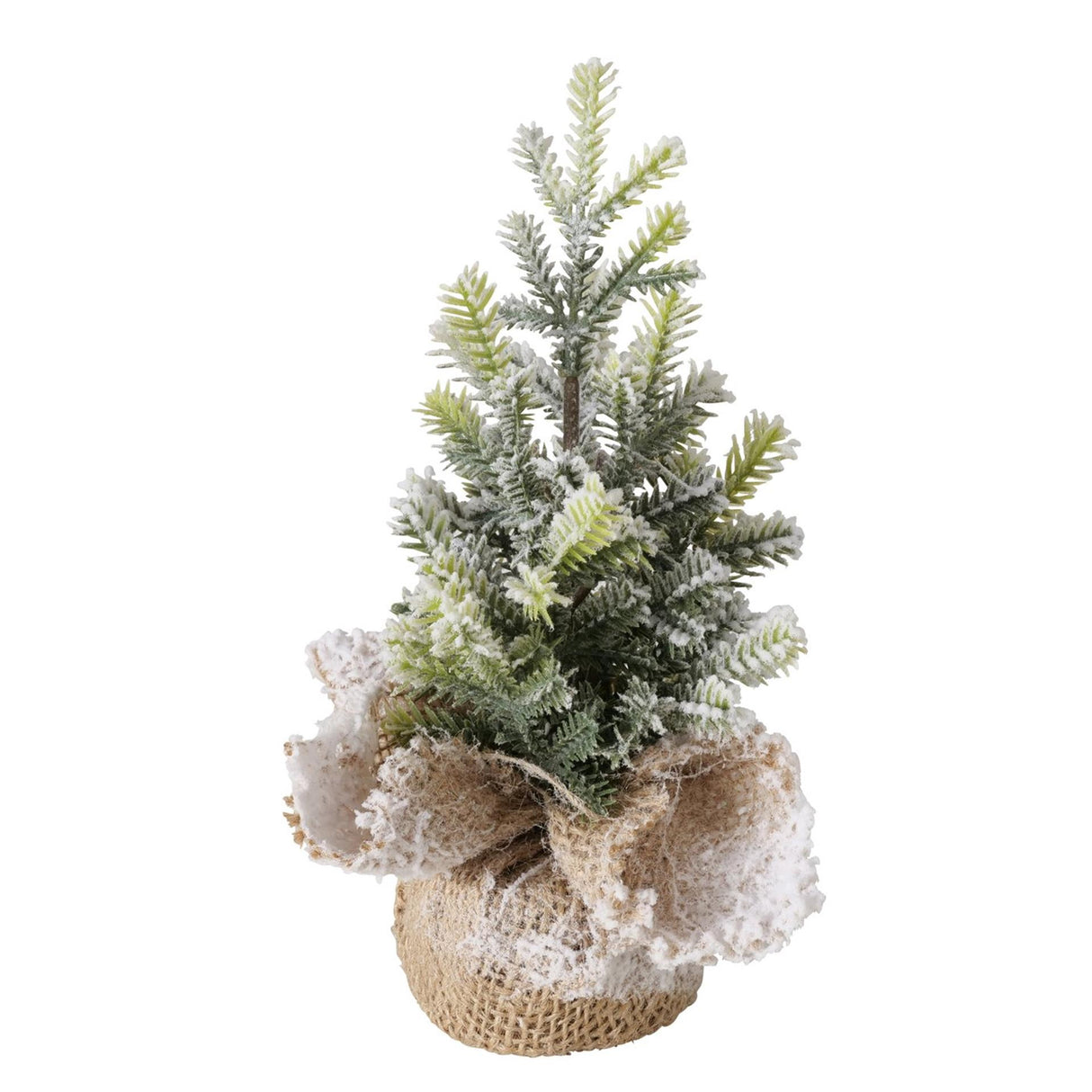 Boltze home Sapin de Noël enneigé h22cm