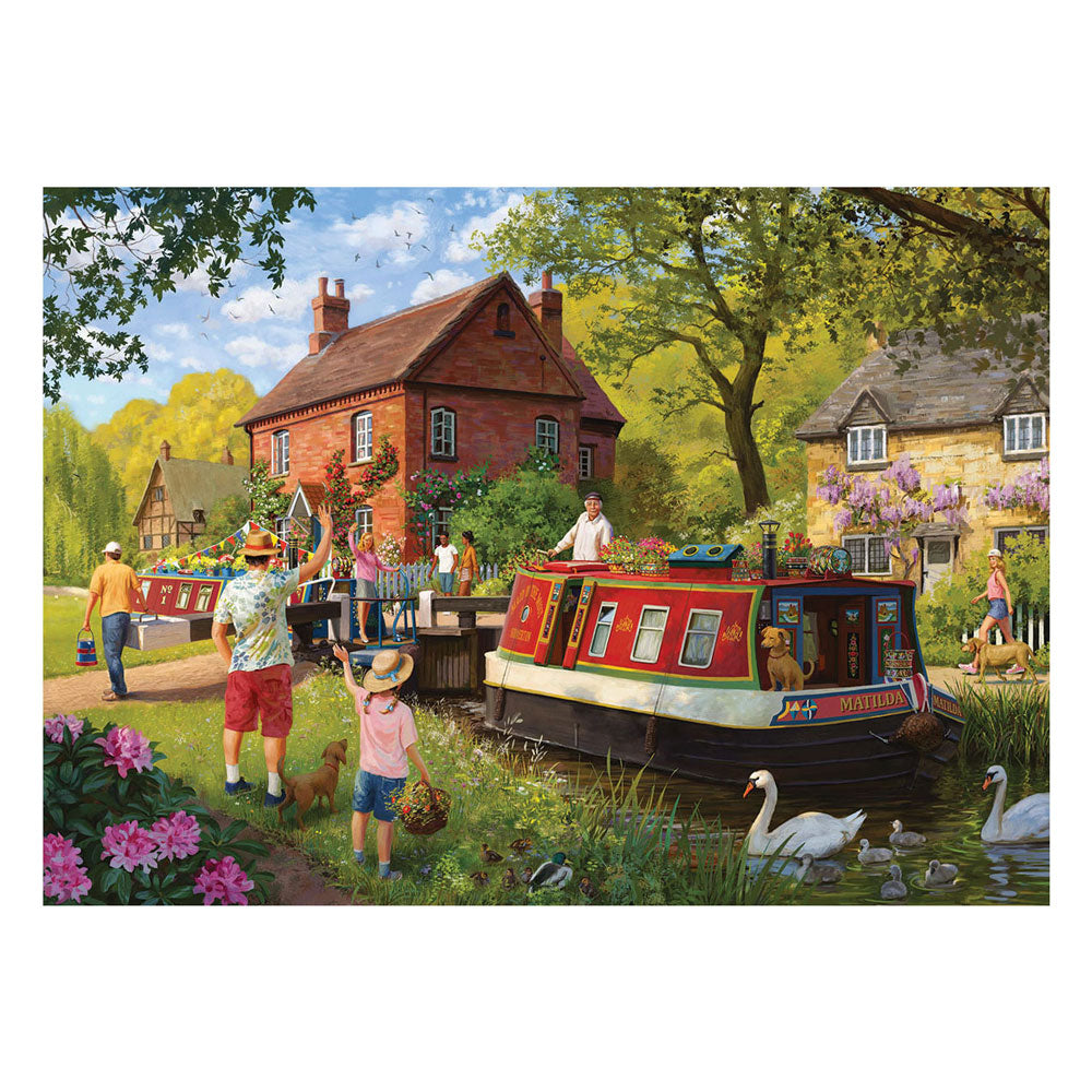 Puzzle Jumbo Falcon - Serrures de campagne, 1000 pcs.