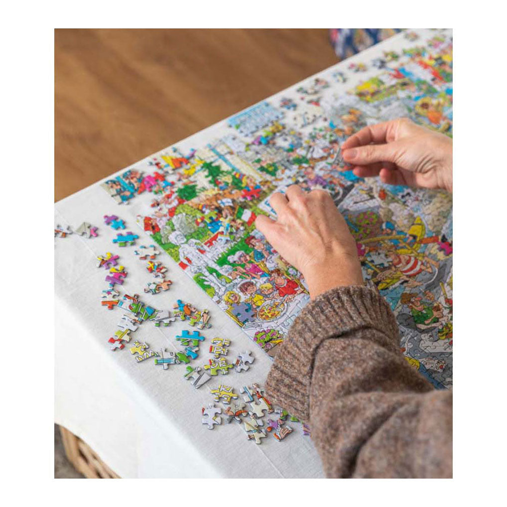 Puzzle Jumbo Jan van Haasteren - cyclocross, 1000 pcs.