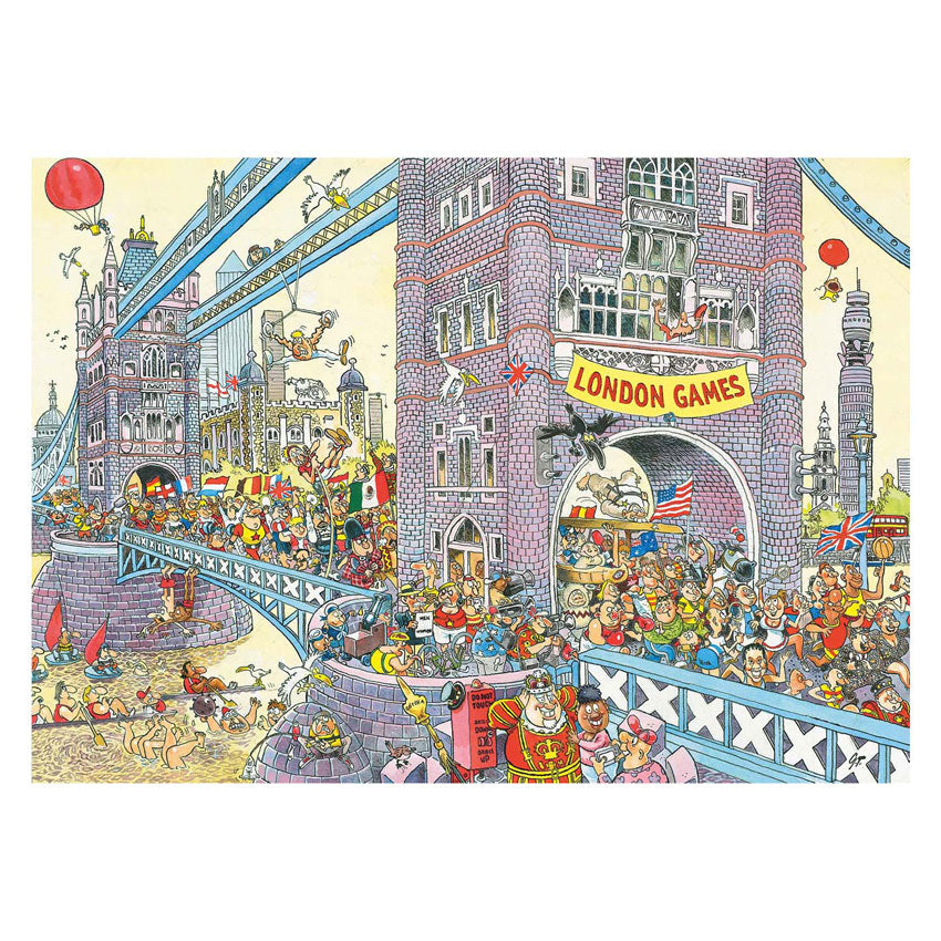 Puzzle Jumbo Wasgij Retro Mystery 8 - Le dernier obstacle !, 1000 pcs.