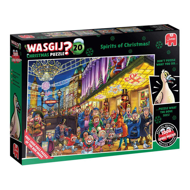 Jumbo wasgij Christmas 20 - les fantômes de Noël !, 2x 1000 pcs.