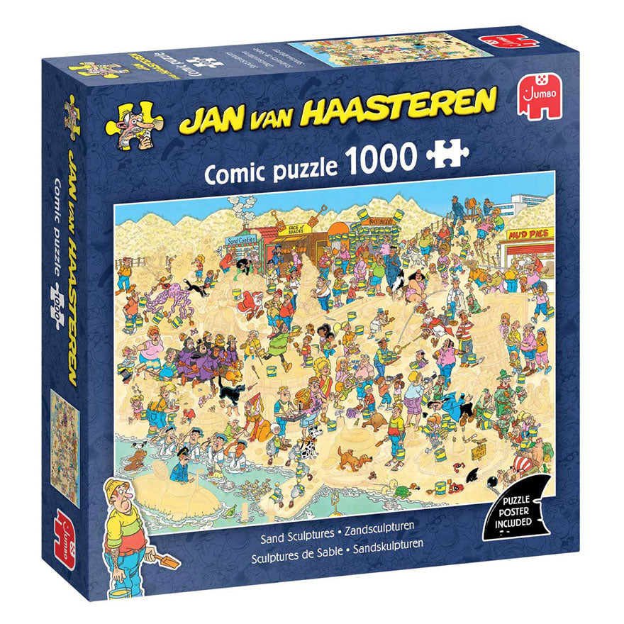 Puzzle Jumbo Jan van Haasteren - sculptures de sable, 1000 pcs.