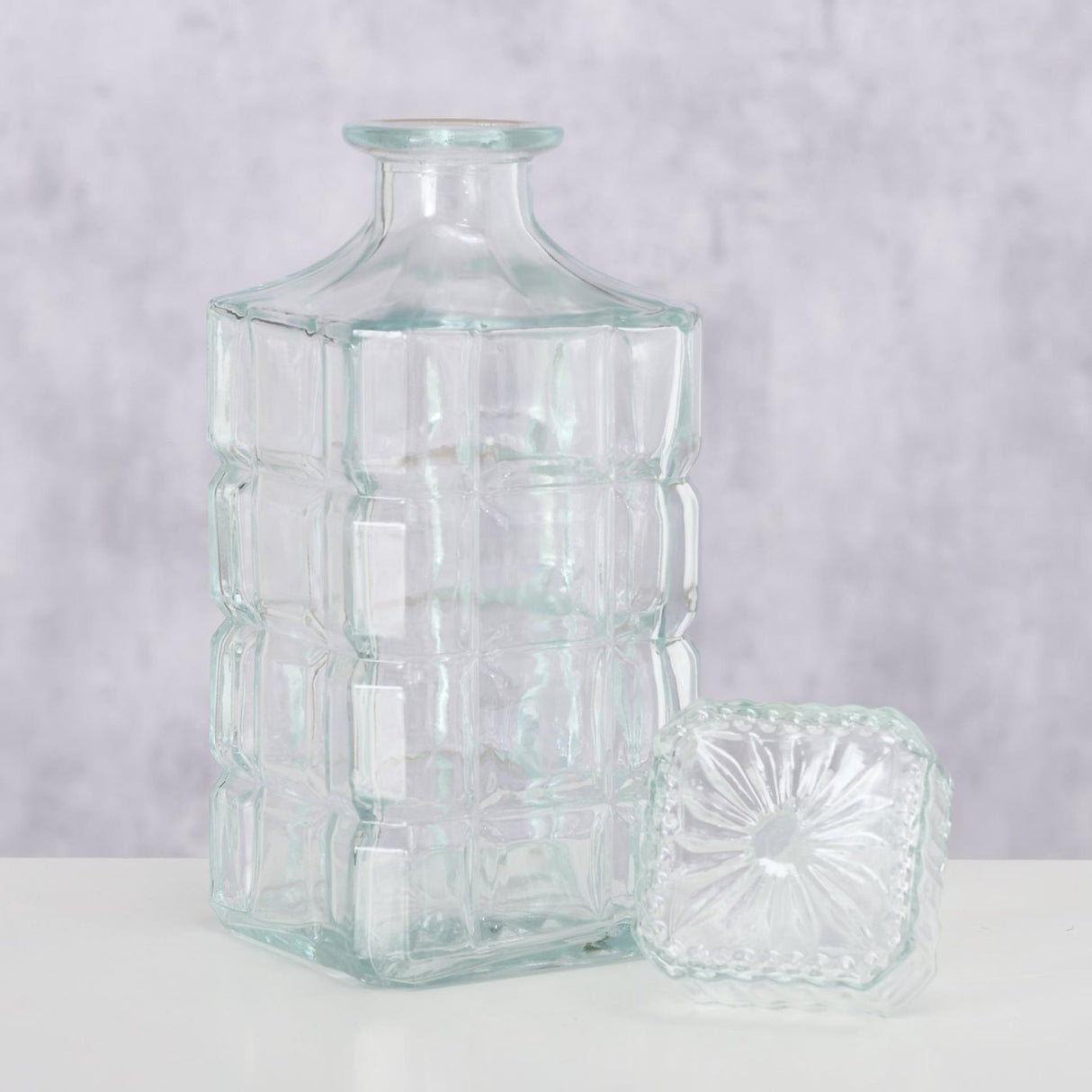 Boltze home carafe verre à whisky 900 ml h23cm