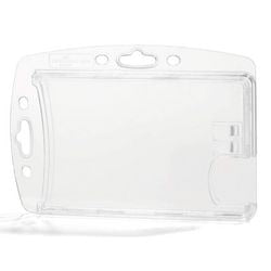 Porte-cartes durable pour 2 cartes - 85 x 54 mm - 10 pièces