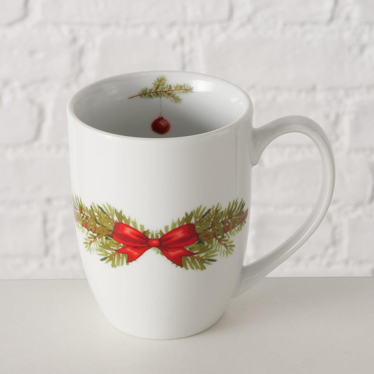 Boltze home mug Branche de Noël 330ml
