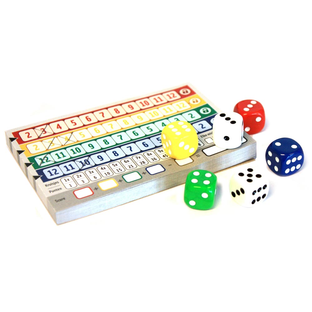 White goblin games jeu de dés qwixx (néerlandais, 2 - 5 joueurs, 15 minutes, à partir de 8 ans)