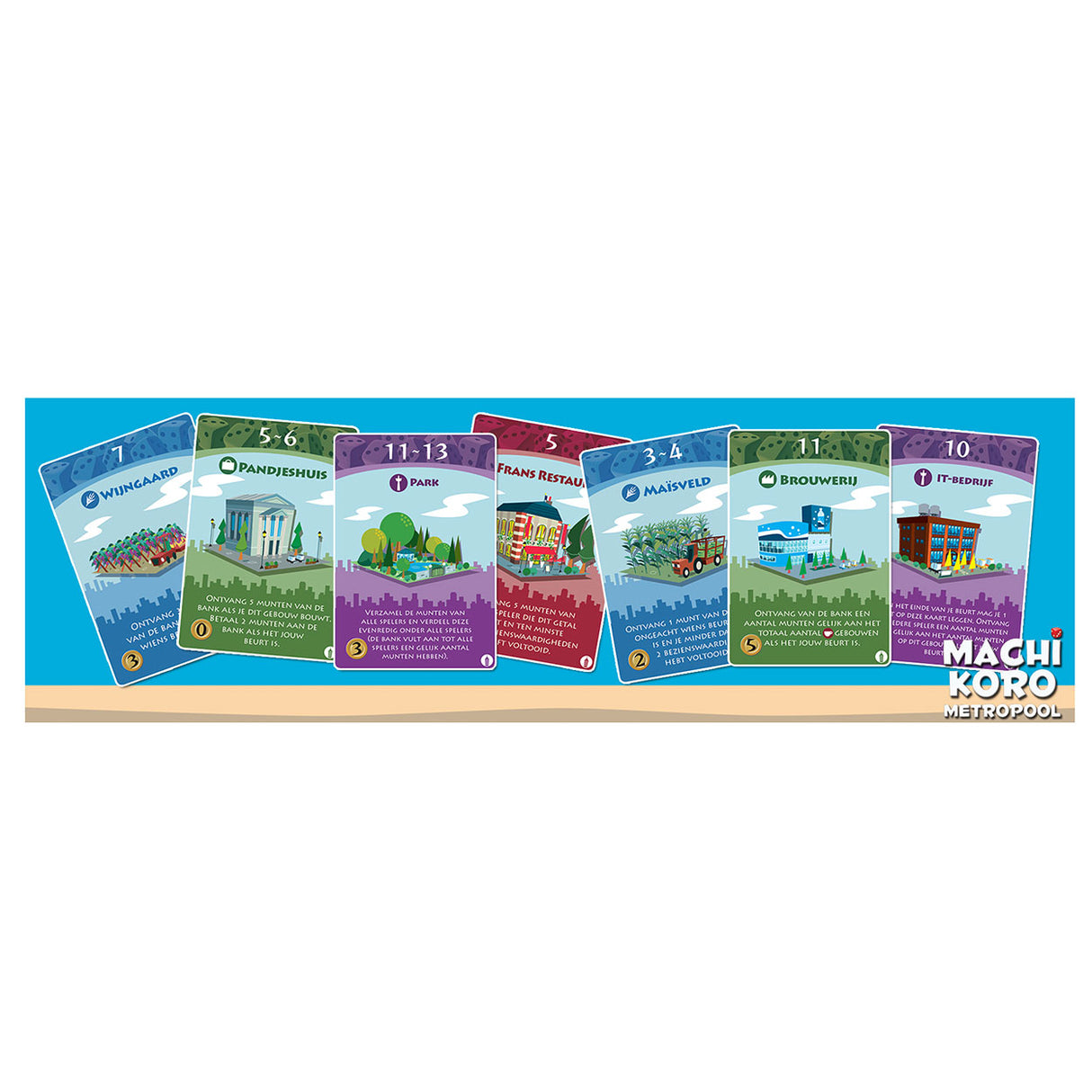 Extension machi koro de jeux de gobelins blancs - métropole