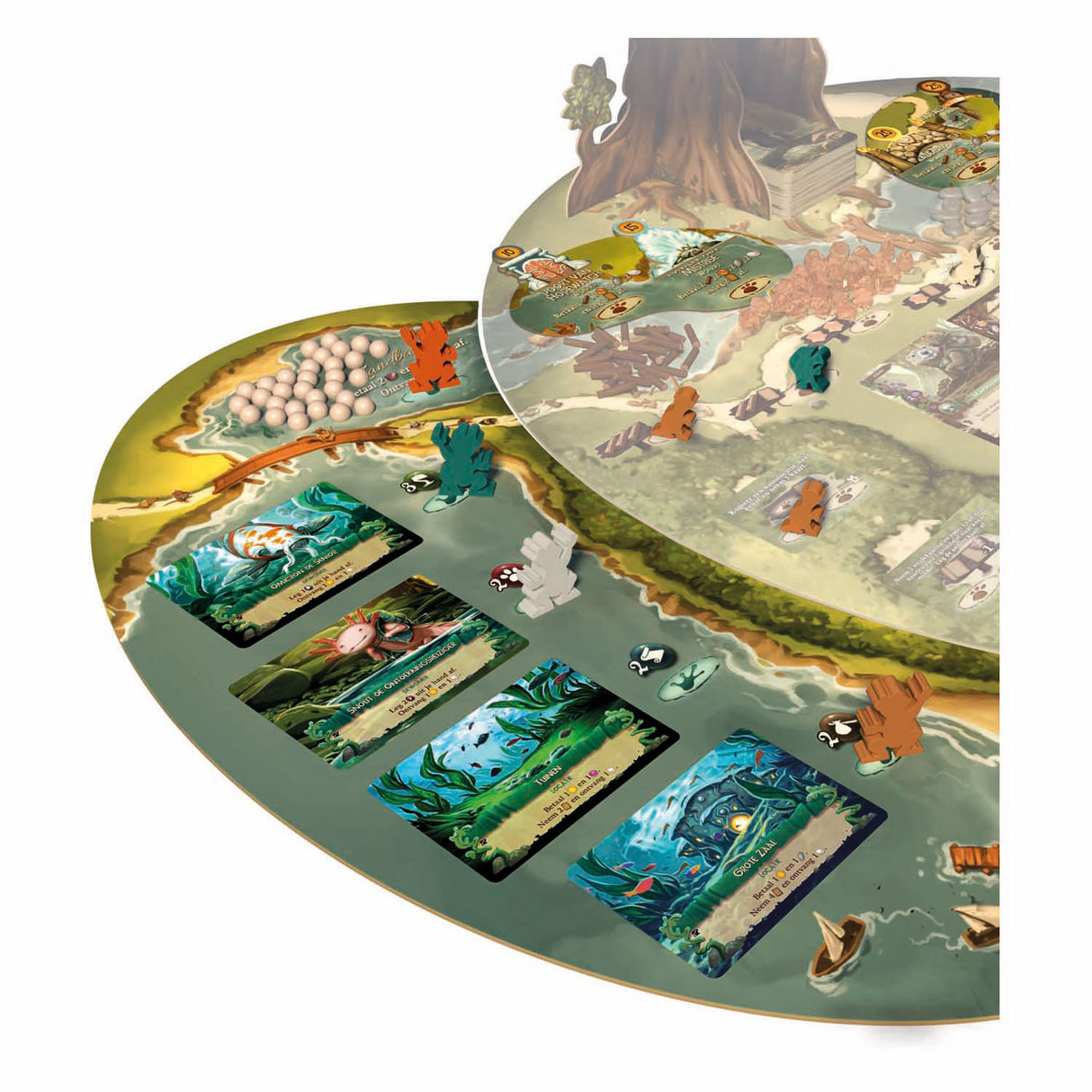 White goblin games everdell : jeu de société Pearlbrook (néerlandais, extension, 1 à 4 joueurs, 60 minutes, à partir de 10 ans)