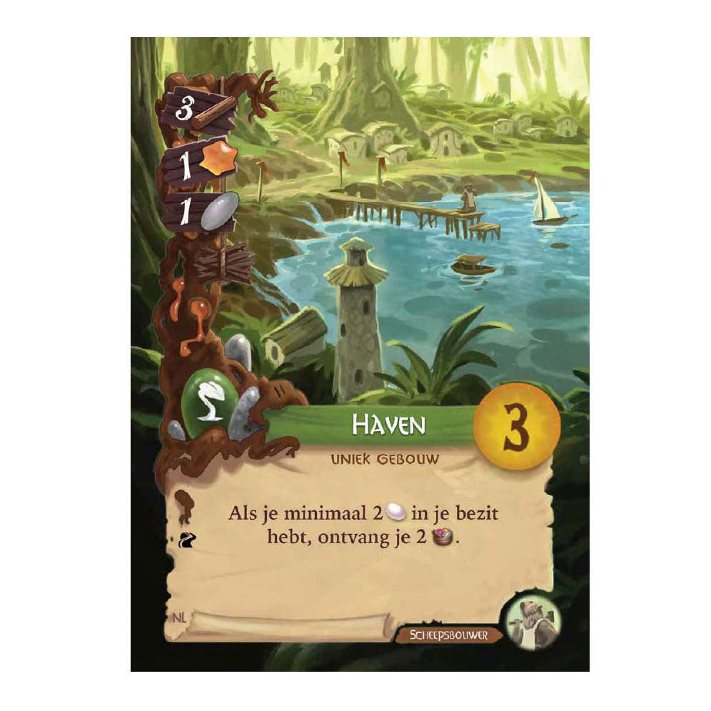 White goblin games everdell : jeu de société Pearlbrook (néerlandais, extension, 1 à 4 joueurs, 60 minutes, à partir de 10 ans)