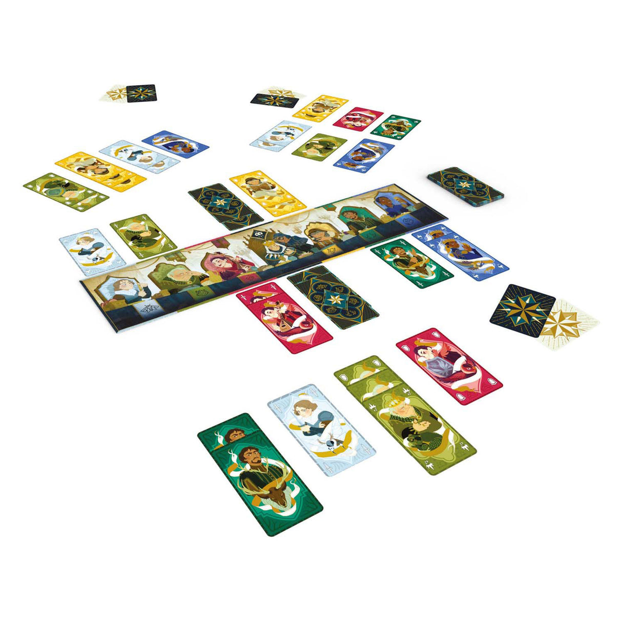 Jeux des Lutins Blancs - courtisans - jeu de cartes - 2 à 5 joueurs - jeu de bougies interactif pour les familles - à partir de 8 ans -