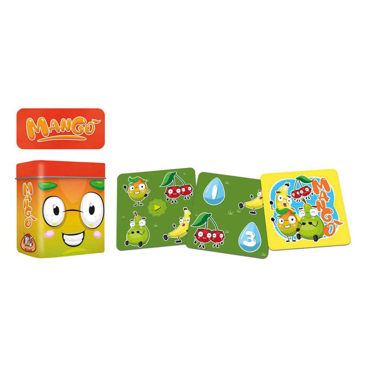 Jeux de gobelin blanc mangue - jeu de cartes