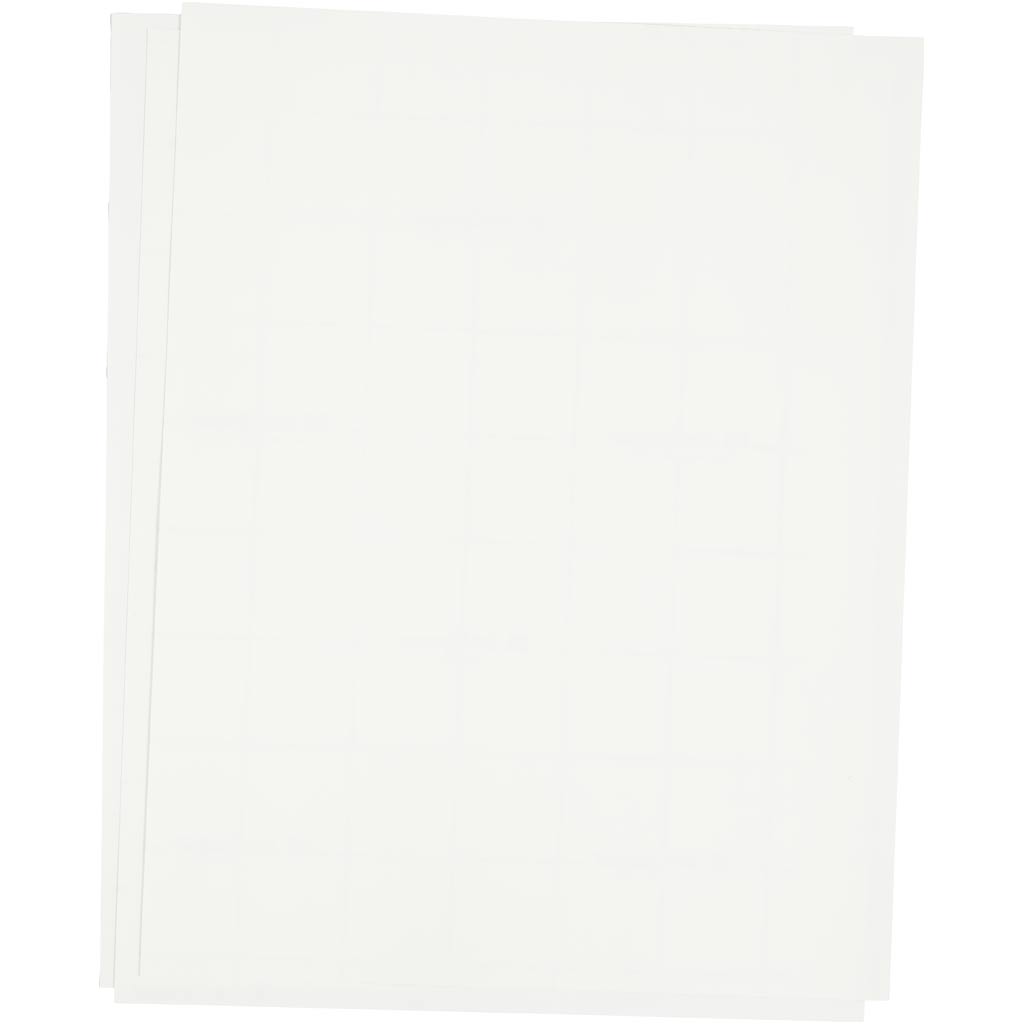 Creativ Company Transfer Felling White, 3 feuilles