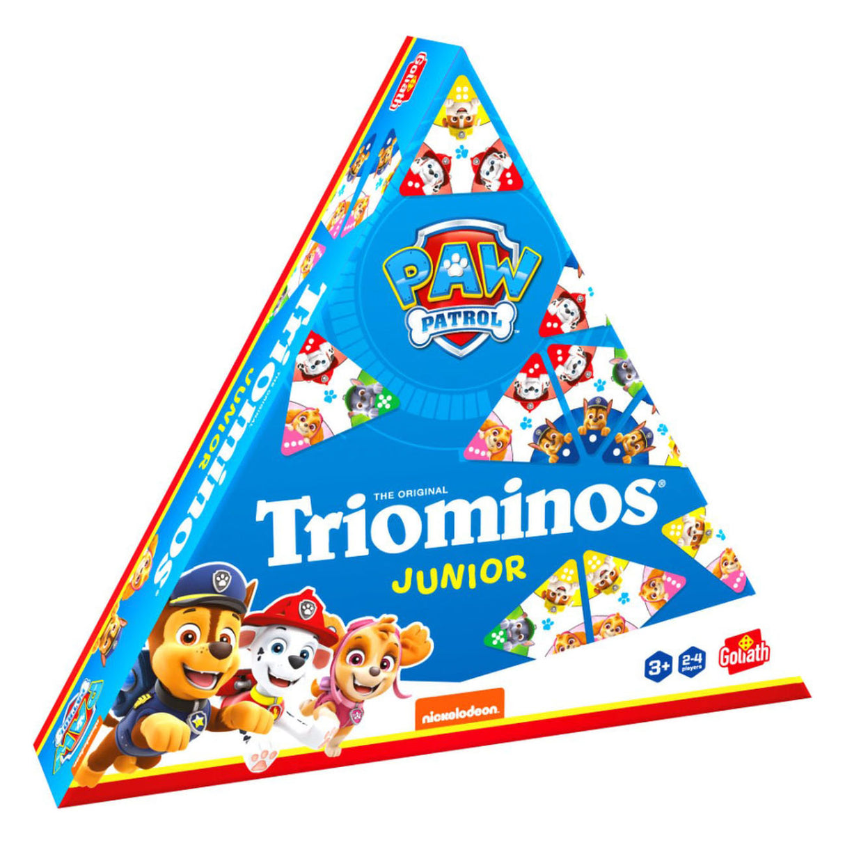 Goliath triominos junior Paw Patrol - jeu de société - jeu pour enfants - jouez aux triominos avec votre personnage préféré de Paw Patrol.