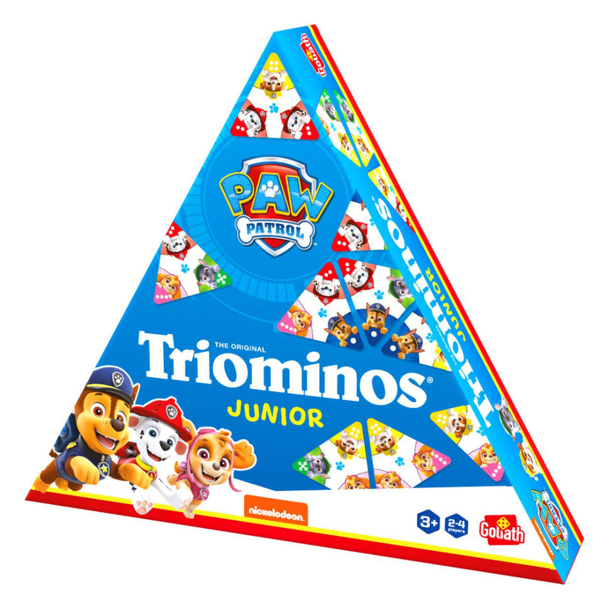 Goliath triominos junior Paw Patrol - jeu de société - jeu pour enfants - jouez aux triominos avec votre personnage préféré de Paw Patrol.