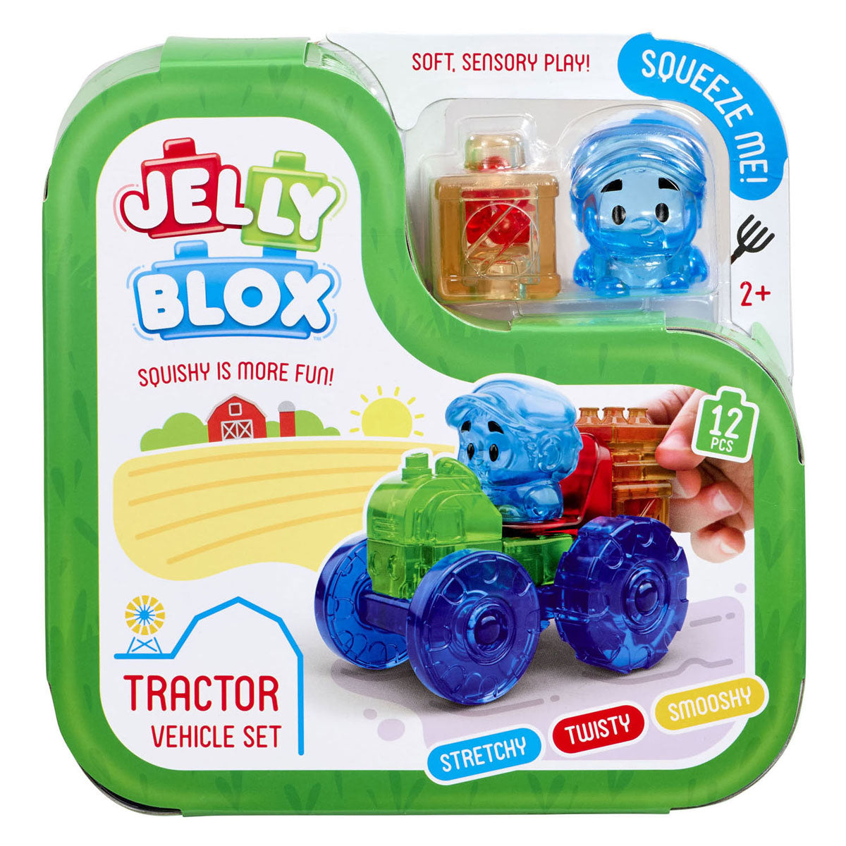 Agriculteur de tracteur Jelly Blox | 2 pièces