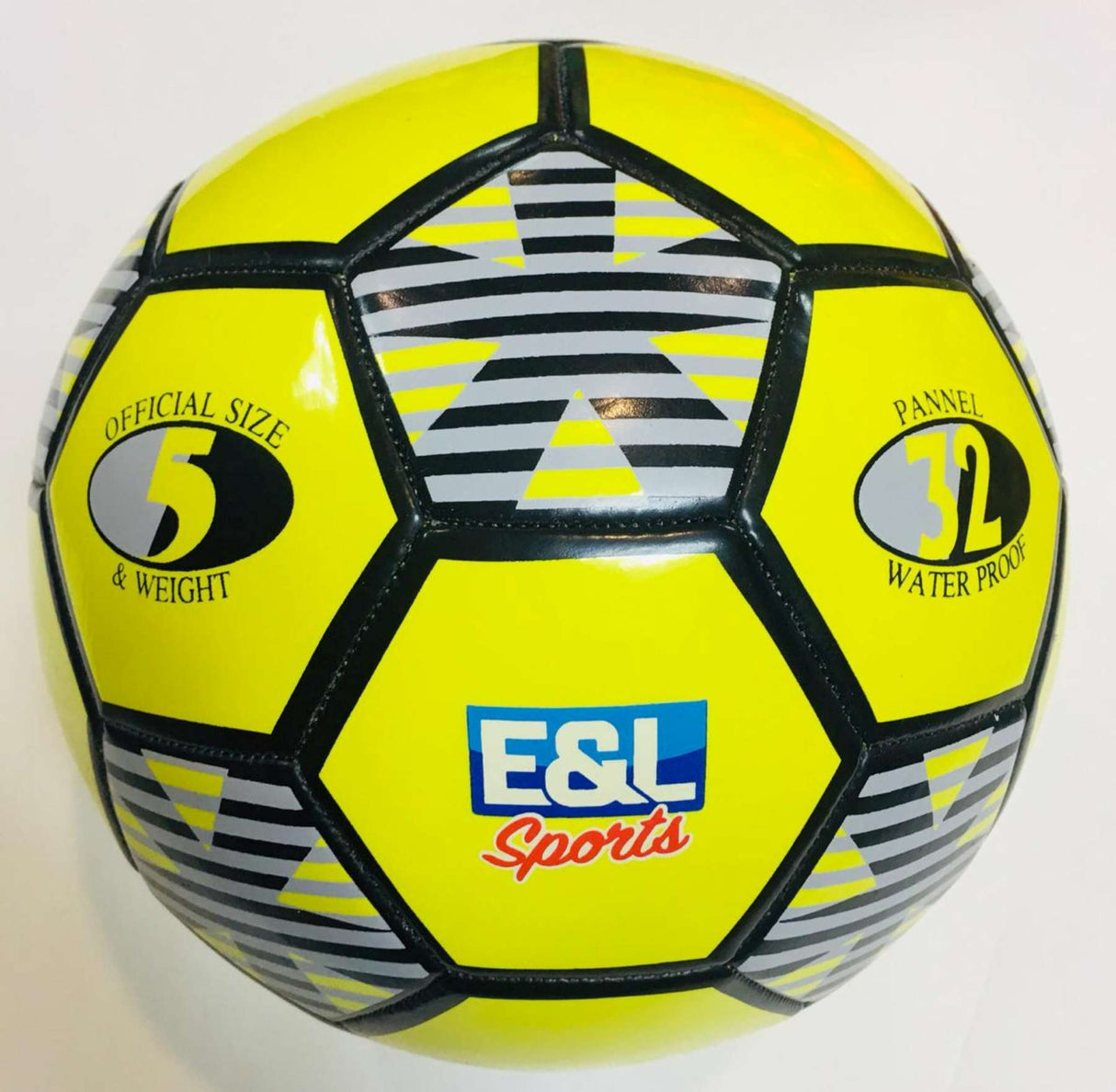 E L Sports Champion de Voetbal - Différents impressions - 320 grammes - Taille 5