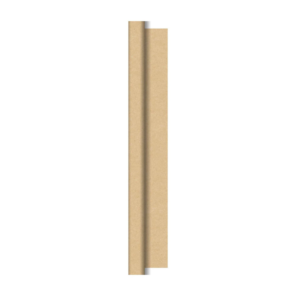 Duni tafellaken op rol natural brown cel 118x500cm