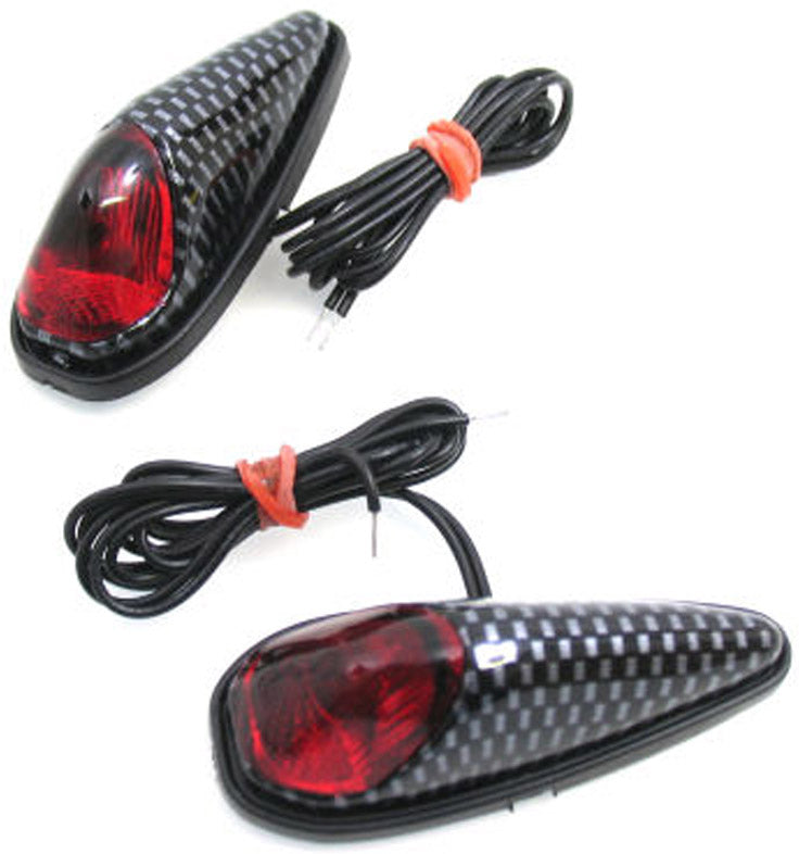 SET LED LED PLAK PLAK LAMP ROUGE MAISON CARBON