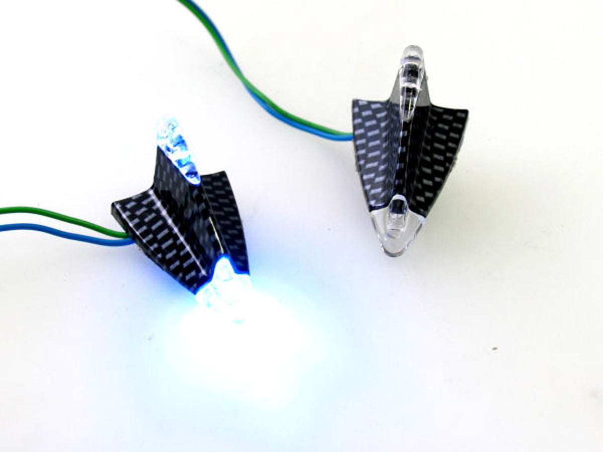 Ensemble LED de lampe de bord Delta Plak Lamp Blue House Carbon