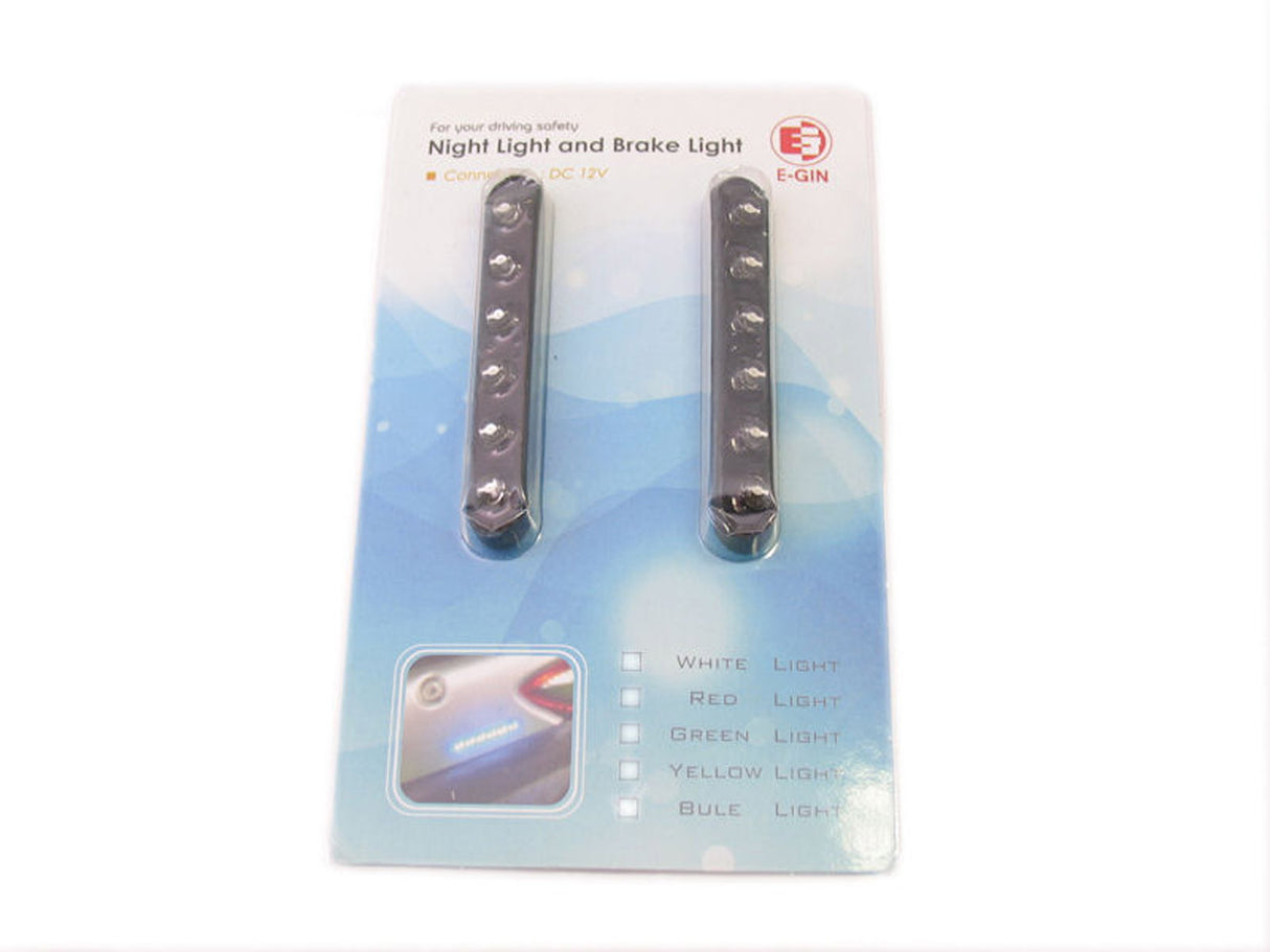 LED de lampe de bord Set Plak White 6 LEDS