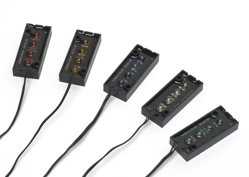 Panneau de lampe LED DF OpticParts 4 LEDS IMPHERINE VERT