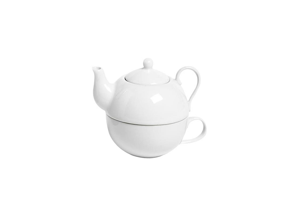 Thé tendance cosy pour une personne ø10xh14cm blanc