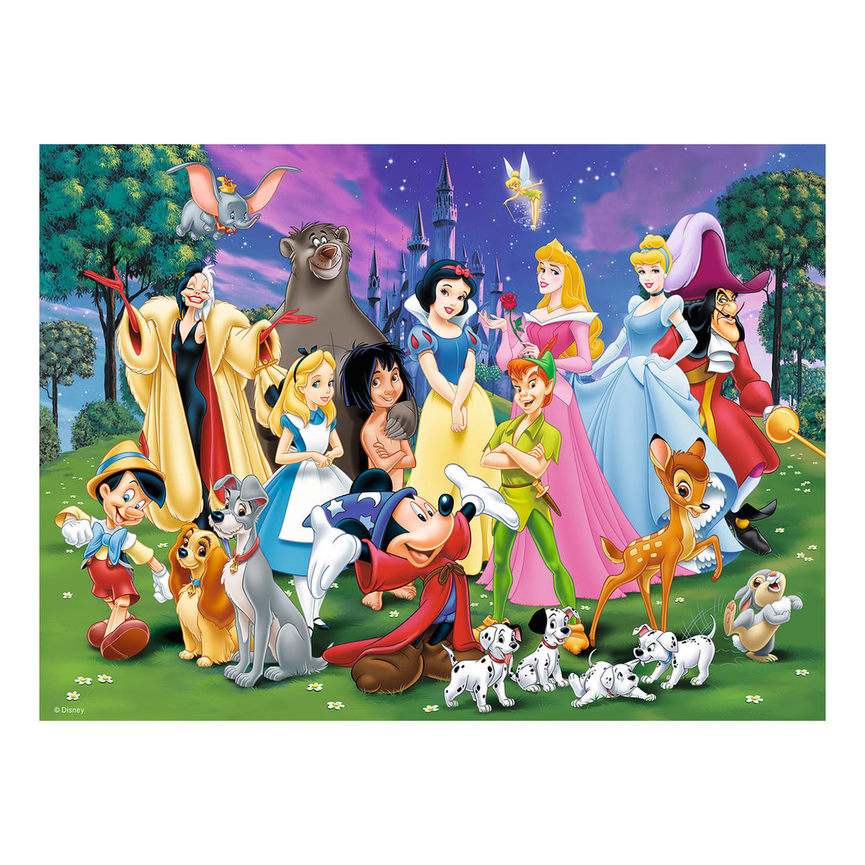 Puzzle Ravensburger Les favoris de Disney - puzzle - 200 pièces