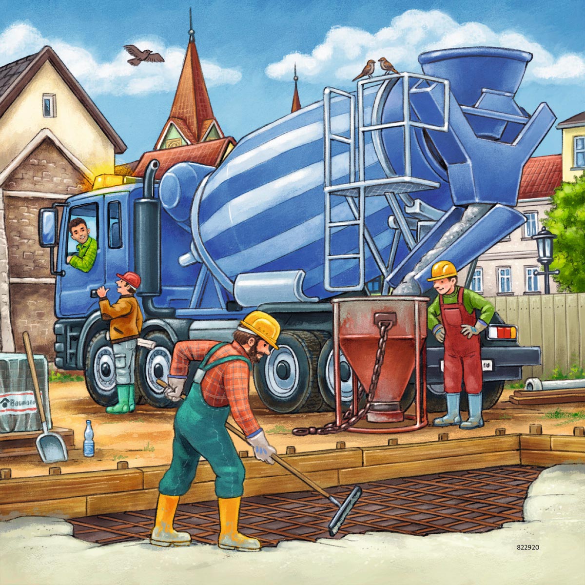 Ravensburger - Grands véhicules de construction 3x49st.