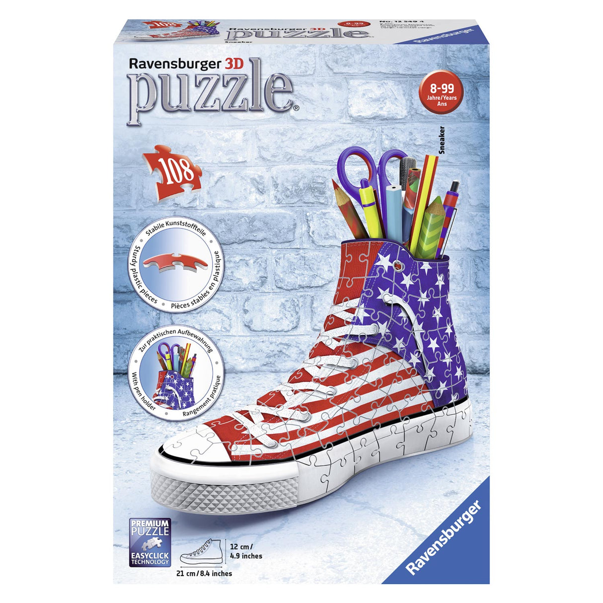 Ravensburger sneaker style américain - Puzzle 3D - 108 pièces