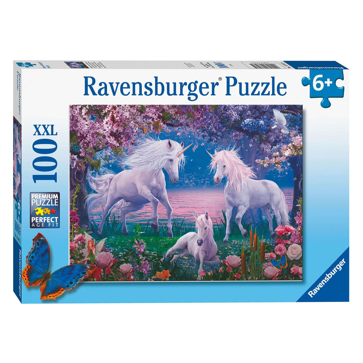 Ravensburger puzzle licornes enchanteresses, 100 pcs. XXL