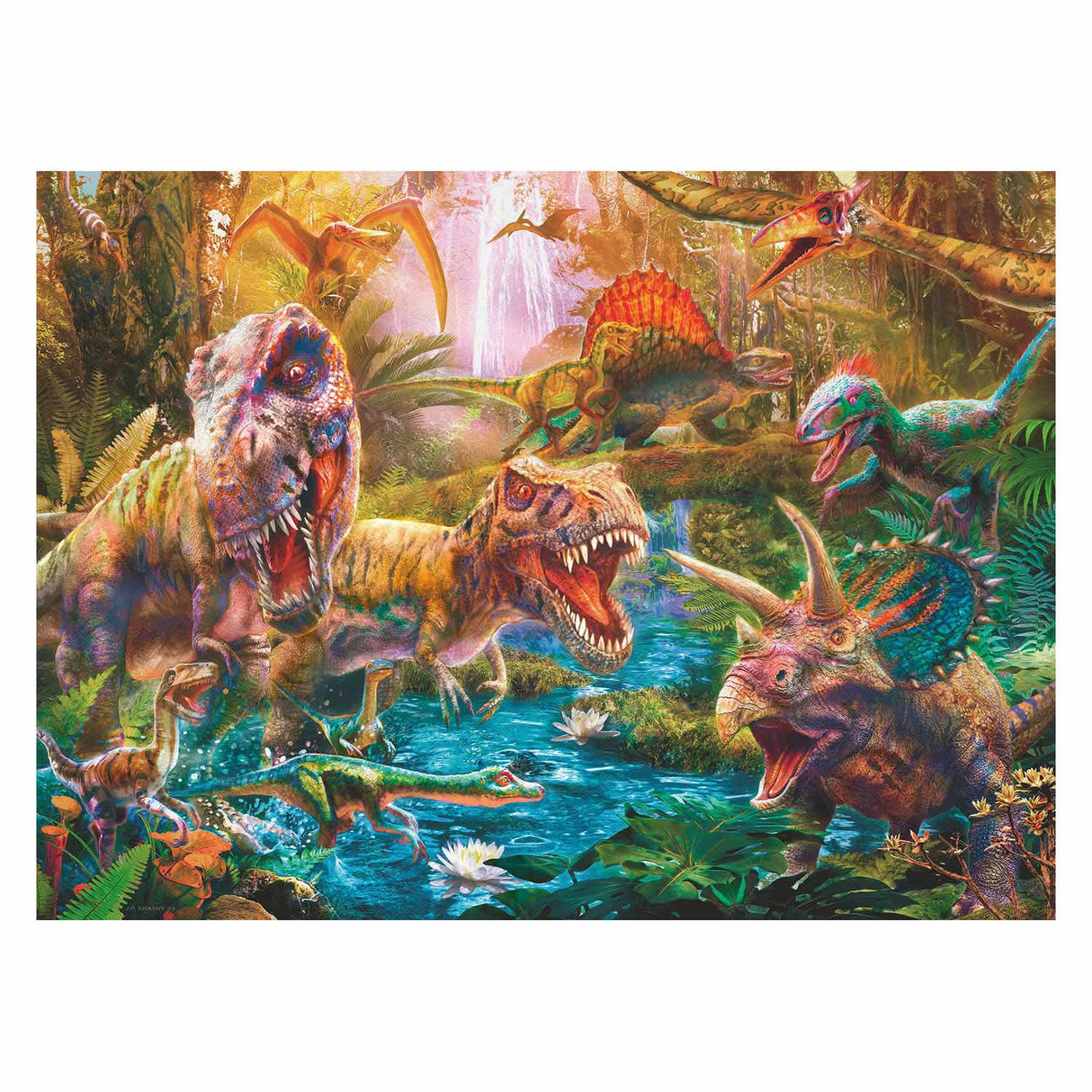 Ravensburger puzzle dinosaures - puzzle - 150 pièces xl