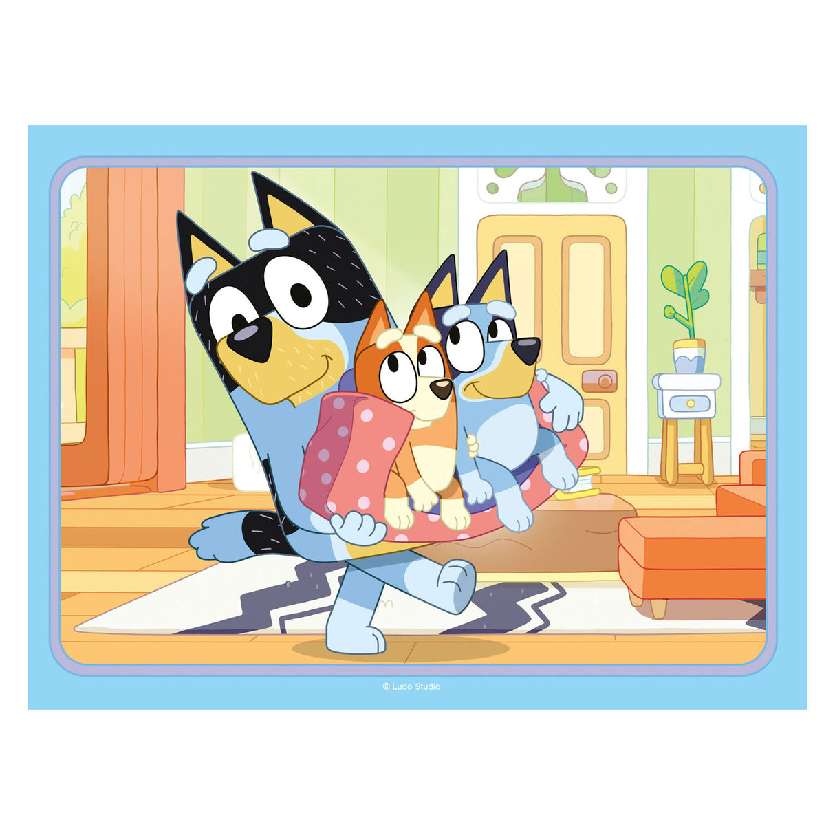 Ravensburger Puzzle 4 en 1 bleu