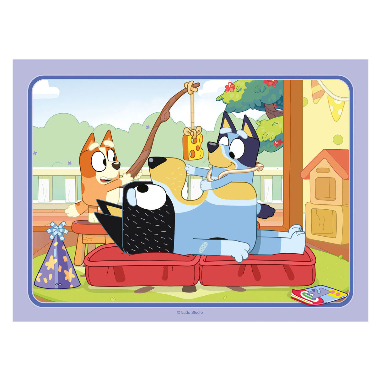 Ravensburger Puzzle 4 en 1 bleu