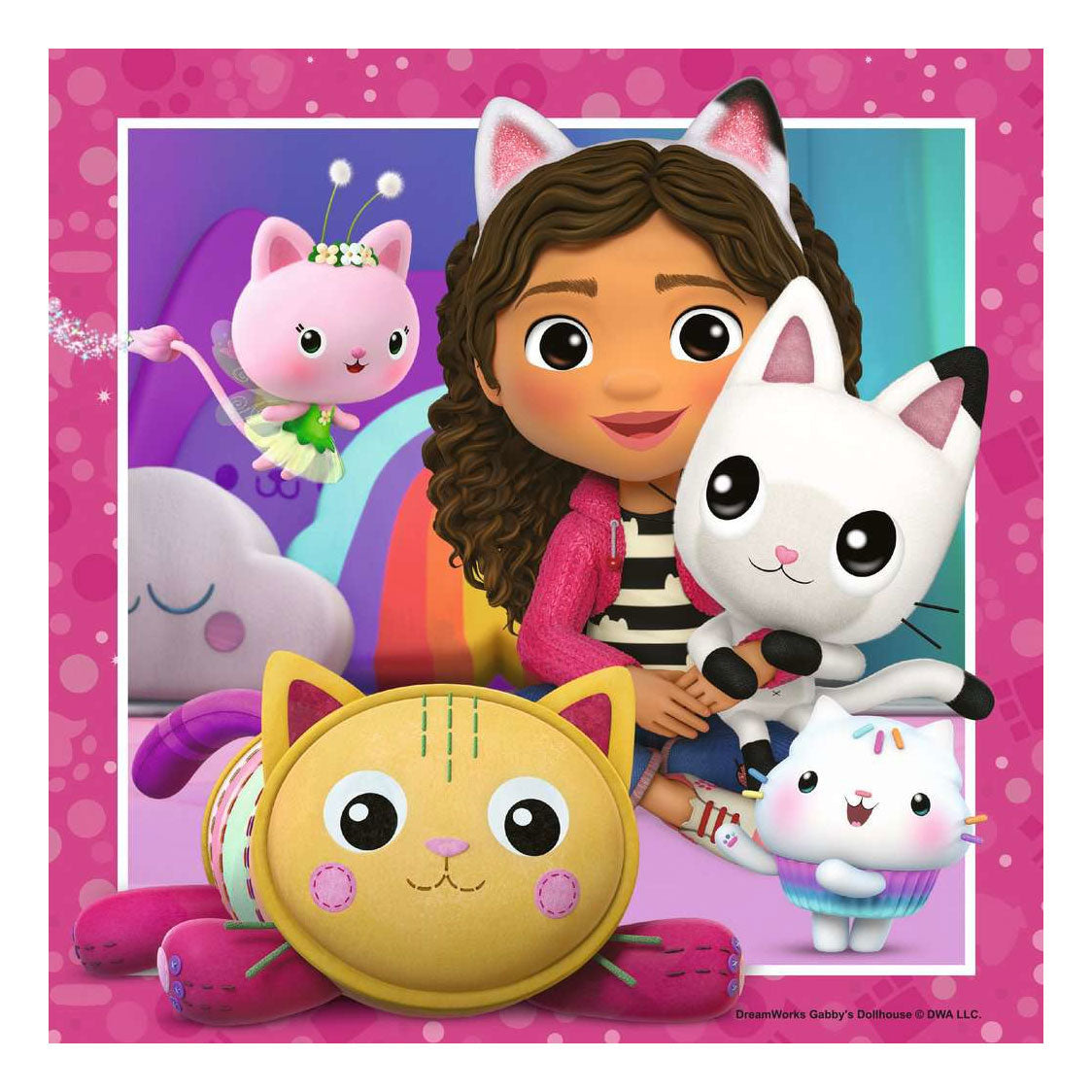 Ravensburger puzzle Maison de poupée de Gabby - puzzle - 3x49 pièces