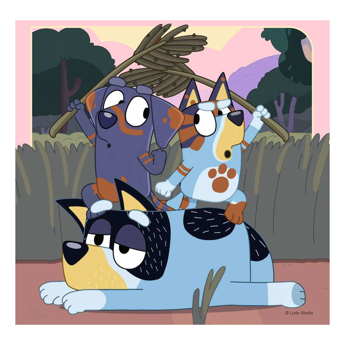 Puzzle Ravensburger les aventures de bluey 3x49 pièces