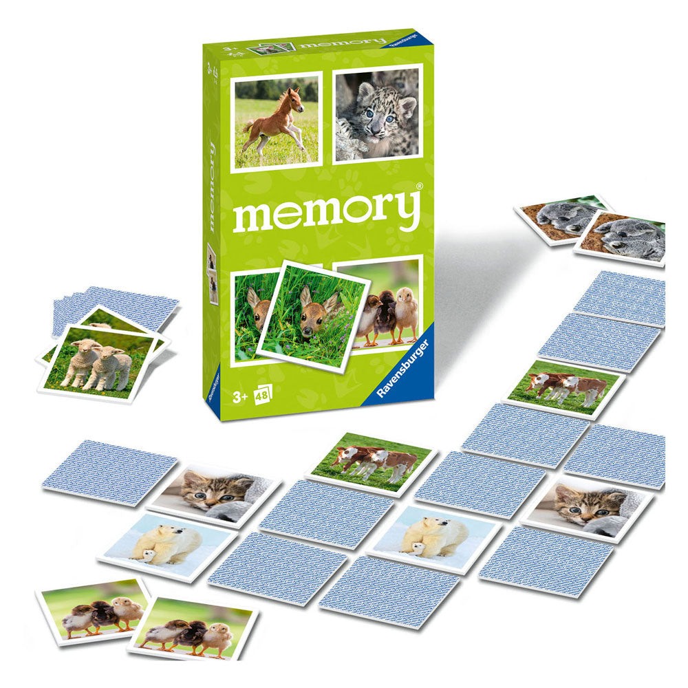 Ravensburger Game Memory Young Animaux Pocket