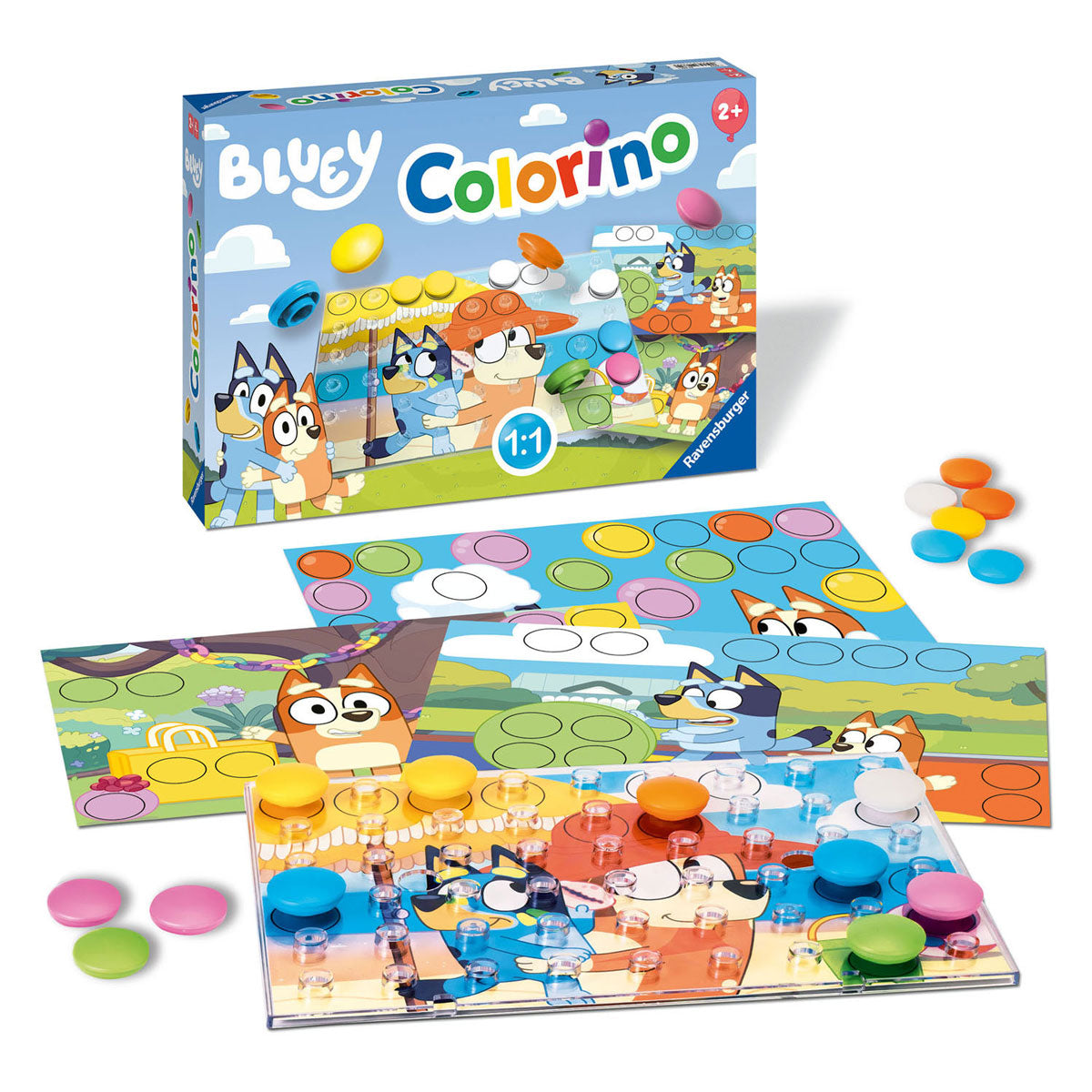 Ravensburger bluey colorino, un jeu d'enfant