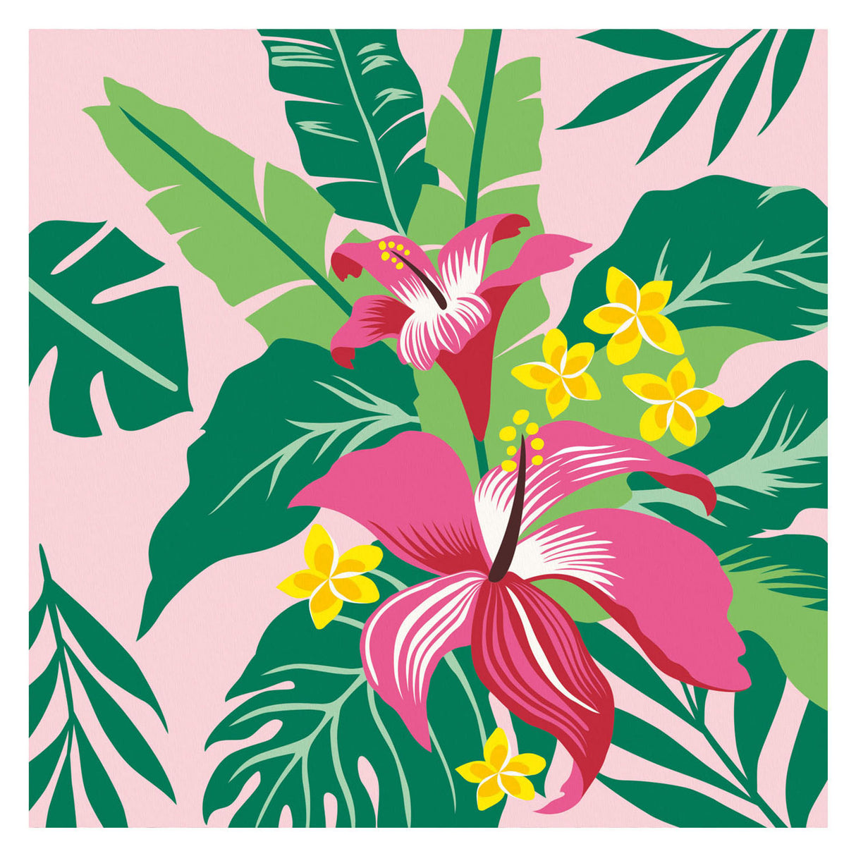 Ravensburger creart plantes tropicales - peinture par numéros pour adultes