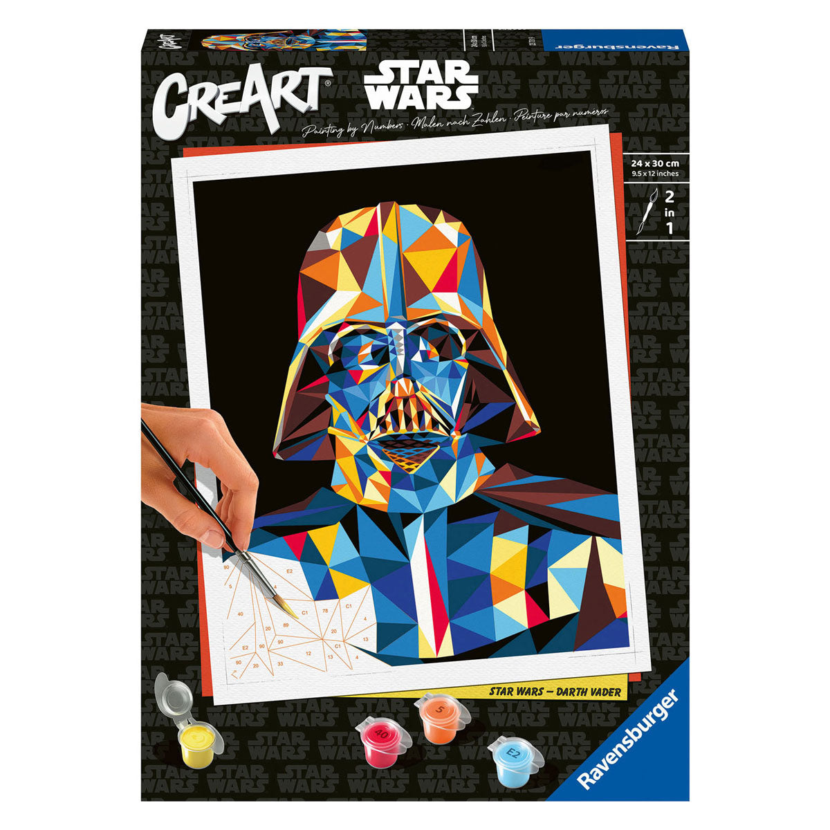 Ravensburger Creart Star Wars : Dark Vador - Peinture par numéros pour adultes