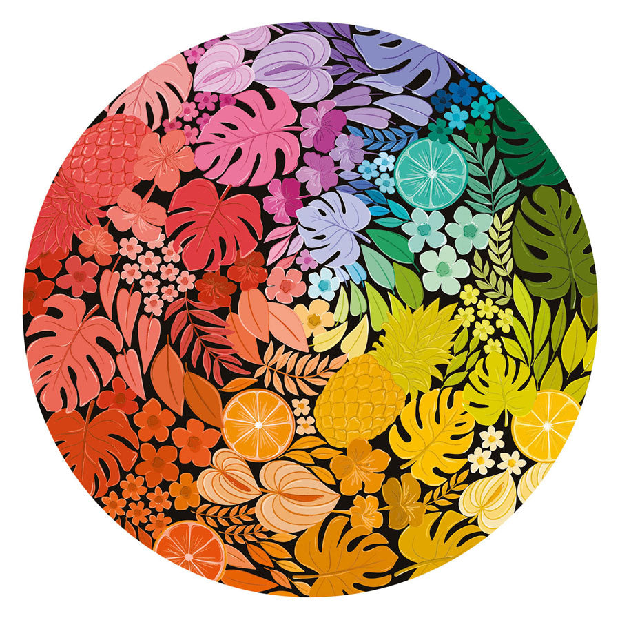 Ravensburger puzzle cercle de couleurs tropicales, 500 pcs.