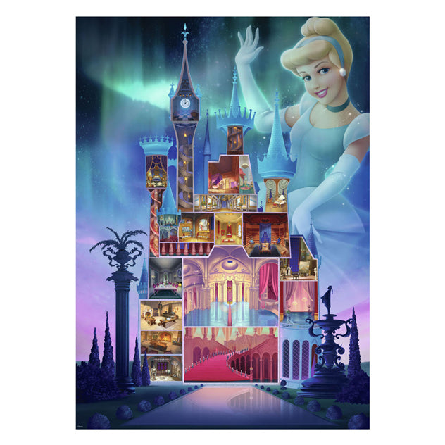Ravensburger Puzzle Puzzle Disney Castles Cendrillon, 1000st.