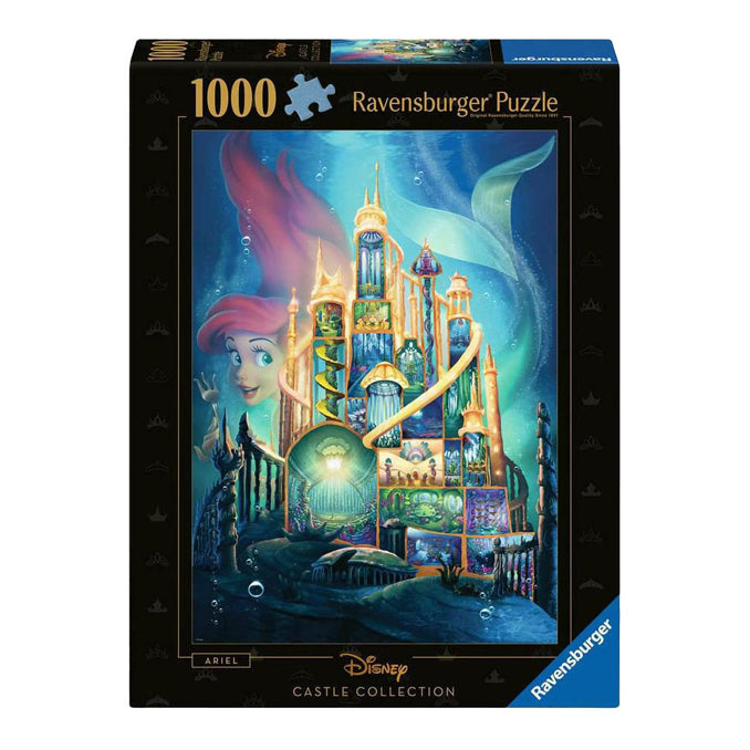 Ravensburger Puzzle Puzzle Disney Castles Ariel, 1000st.