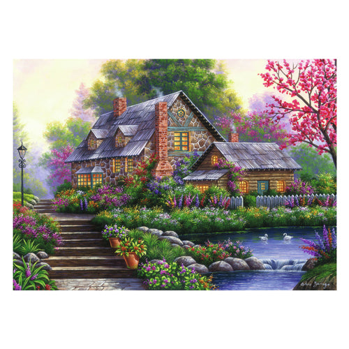 Ravensburger Puzzle Puzzle Romantic Romantic Cottage, 1000st.