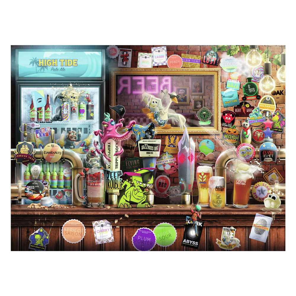 Ravensburger puzzle bières artisanales, 1500 pcs.