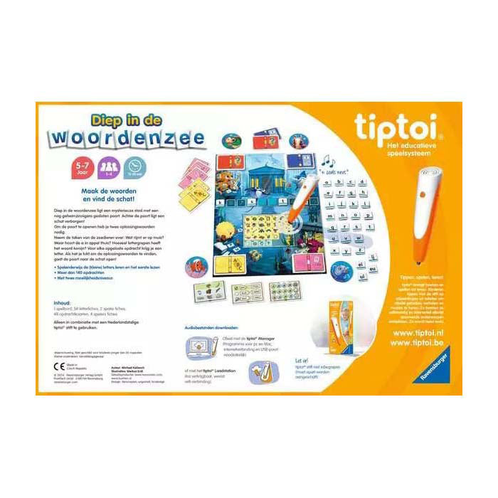 Jeu Tiptoi ® au cœur de la mer des mots